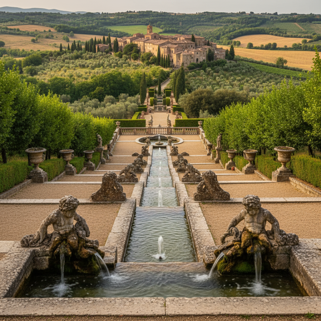 Immagine di copertina per «🌿 Villa Lante: l’arte di domare l'acqua e incantare il tempo» — Scoprire Viterbo e la Tuscia, Tuscia viterbese