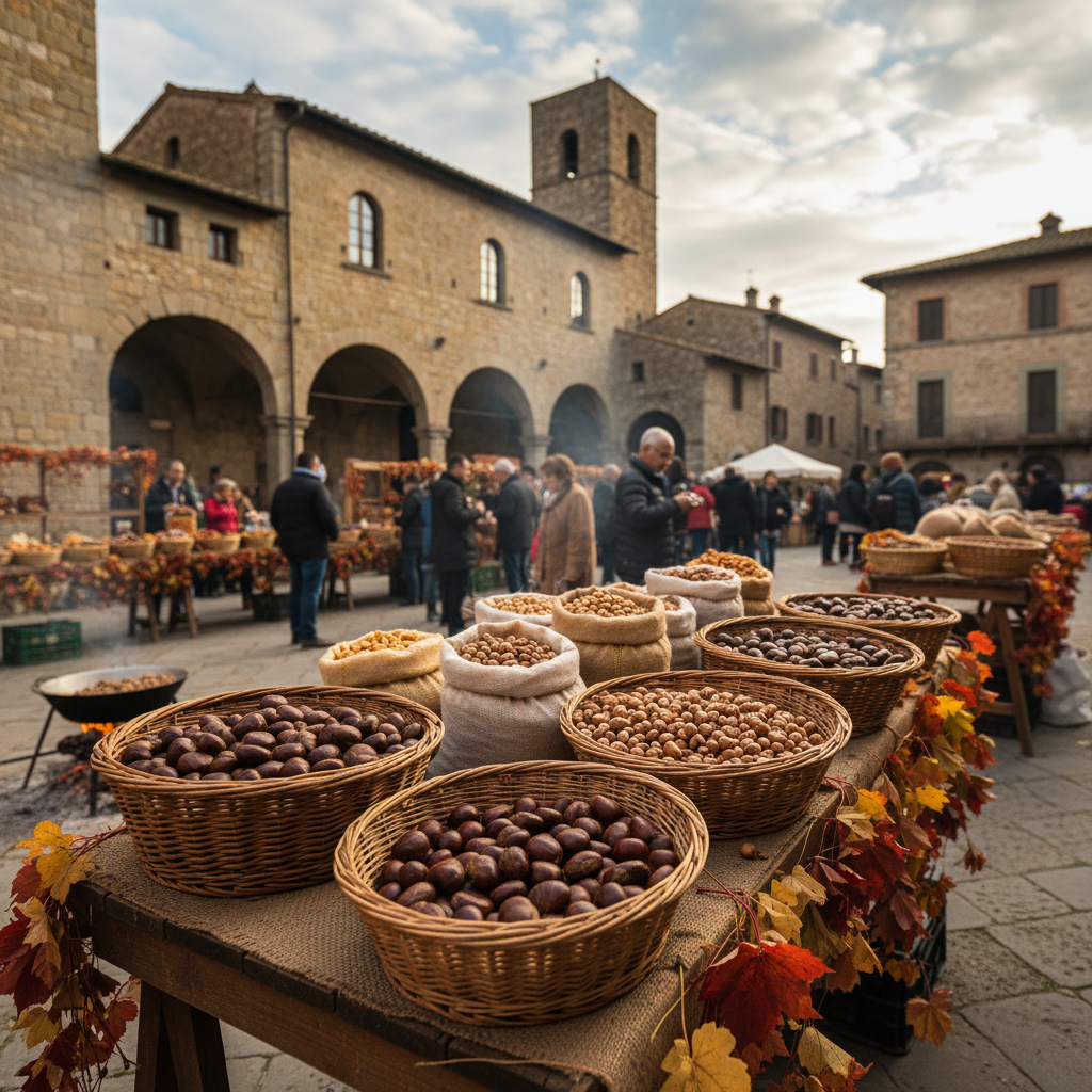 Immagine di copertina per «La sagra della castagna e della nocciola di Avella» a Tuscania — Tuscia viterbese