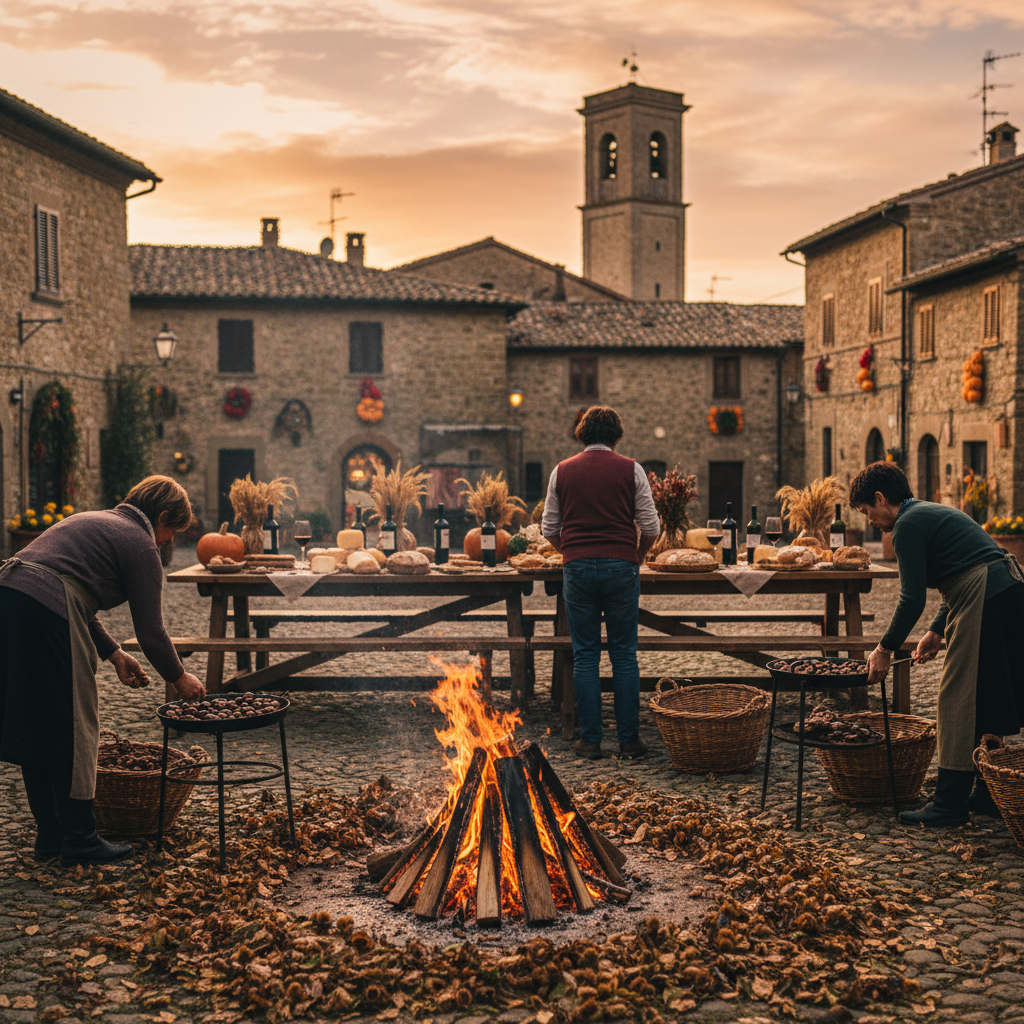 Immagine di copertina per «Castagnata a Cirano» a Orte — Tuscia viterbese