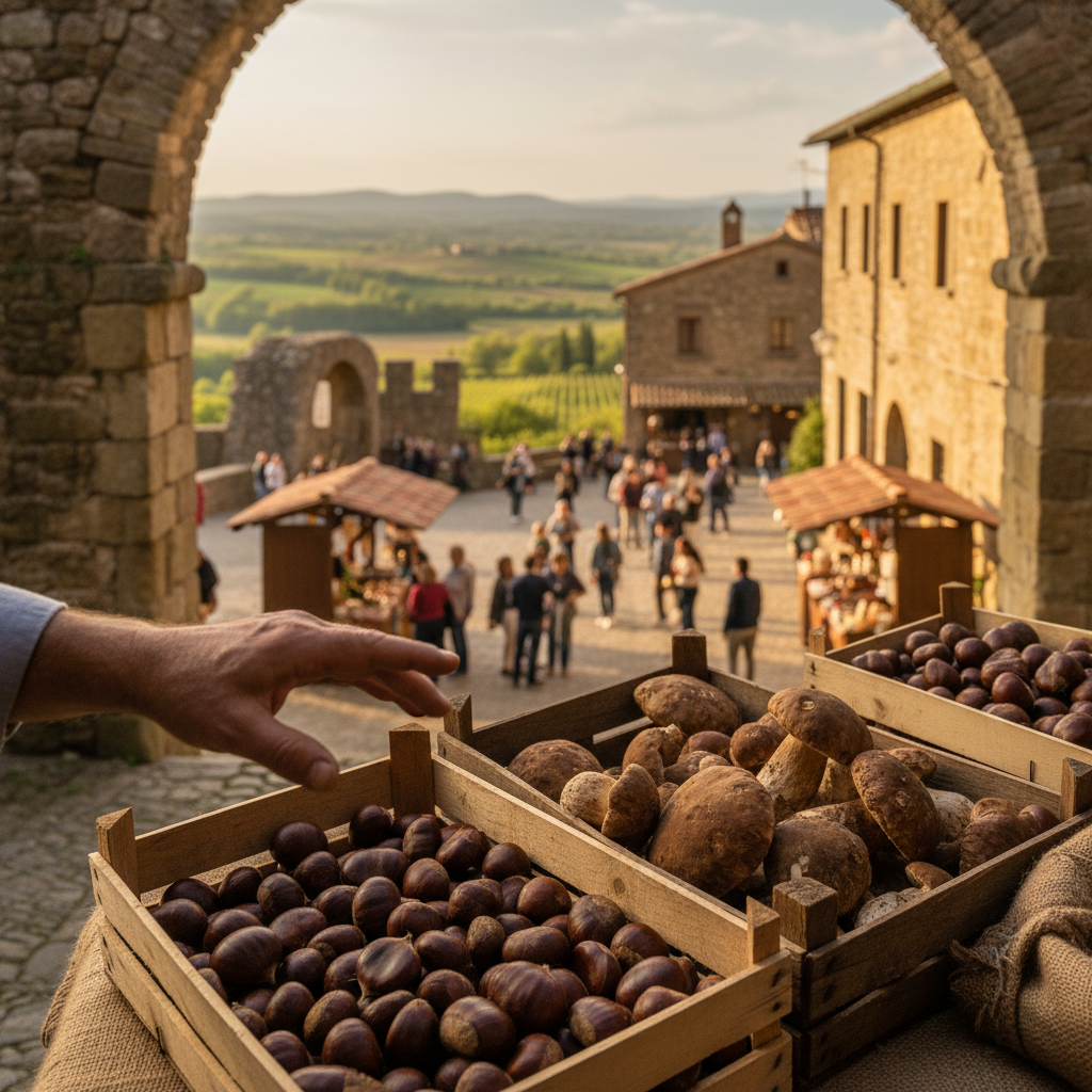 Immagine di copertina per «Sagra della Castagna e del fungo porcino a San Martino al Cimino» a Viterbo — Tuscia viterbese