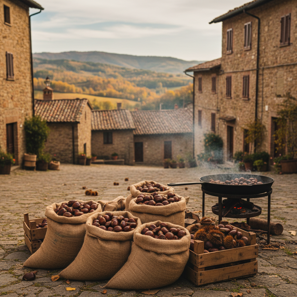 Immagine di copertina per «Sagra del marrone santafiorese» a Caprarola — Tuscia viterbese