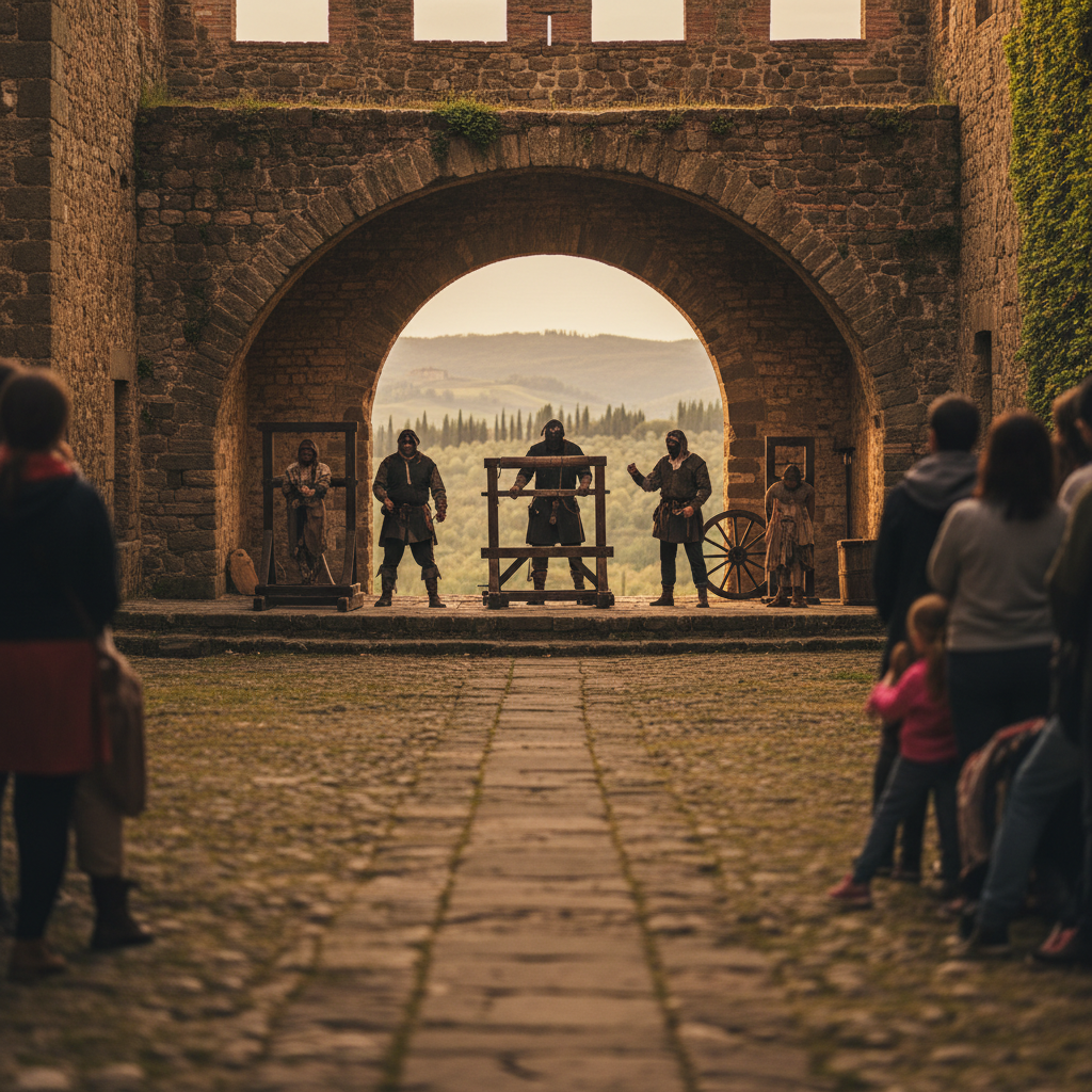 Immagine di copertina per «Esibizione delle torture a cura del Gruppo Storico Spadaccini» a Soriano nel Cimino — Tuscia viterbese