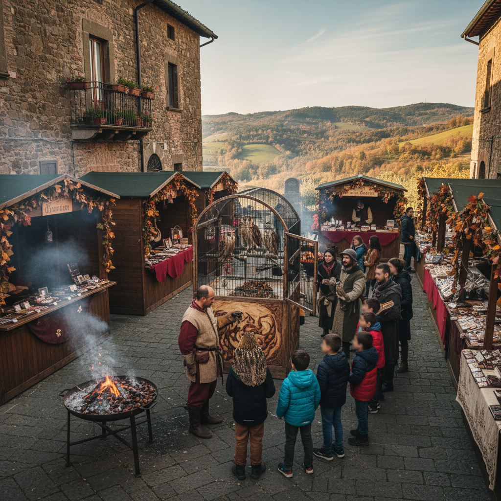 Immagine di copertina per «Cioccofest Caprarola e Festa della Castagna 2026 - Sabato 17 Ottobre» a Caprarola — Tuscia viterbese