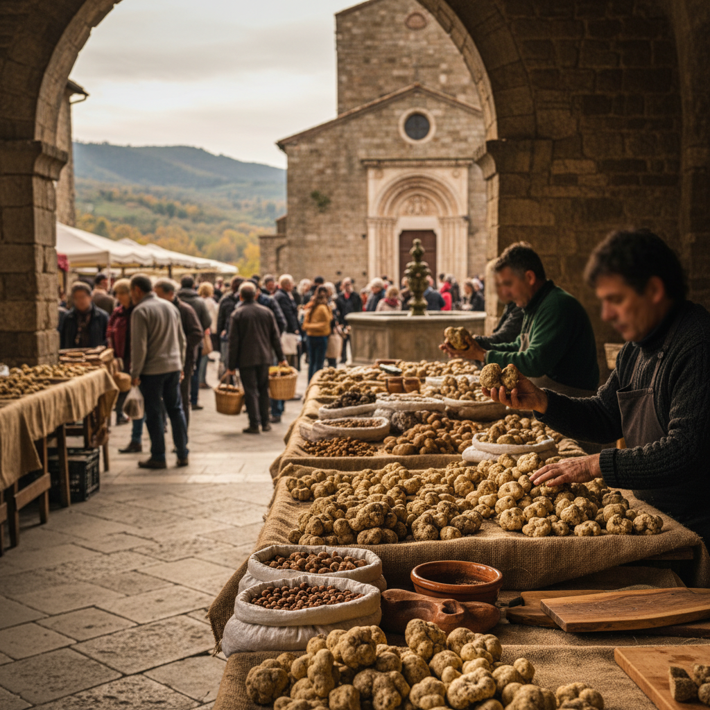 Immagine di copertina per «La fiera internazionale del tartufo bianco di Acqualagna» a Tuscania — Tuscia viterbese
