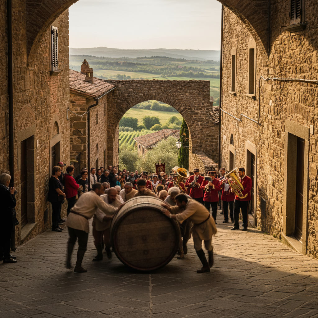 Immagine di copertina per «Corsa delle Botti di Canepina» a Canepina — Tuscia viterbese