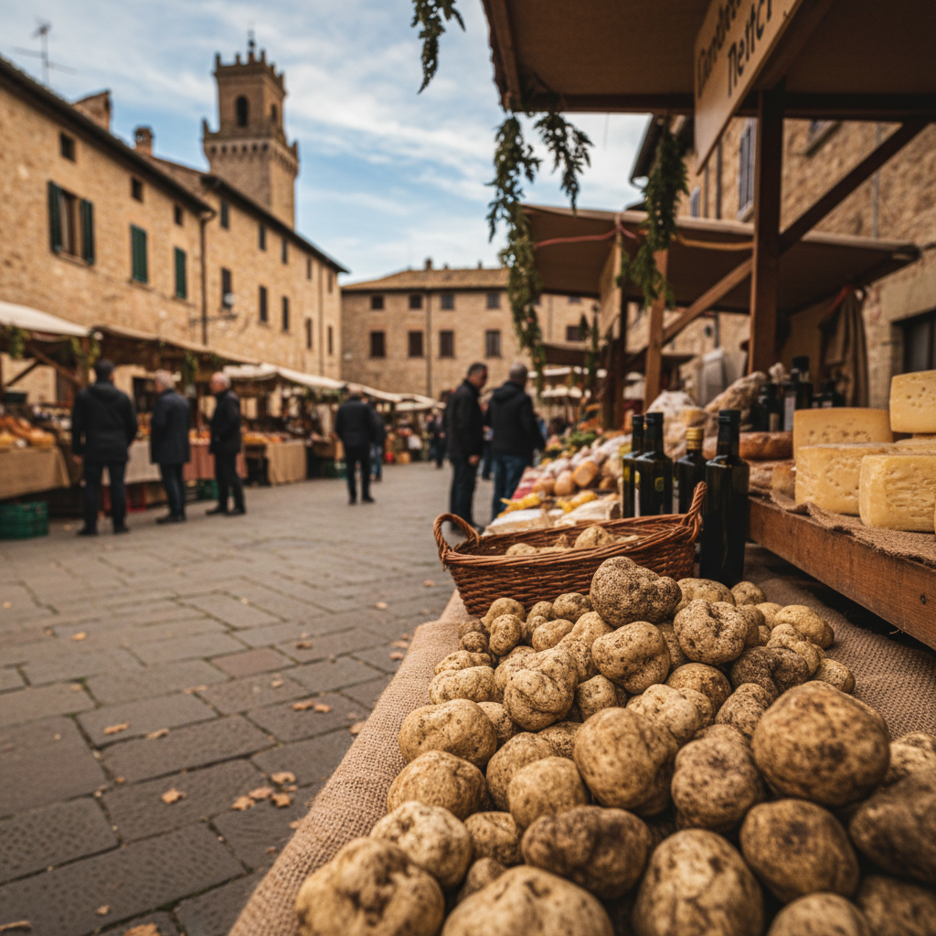 Immagine di copertina per «La fiera internazionale del tartufo bianco di Acqualagna» a Tuscania — Tuscia viterbese