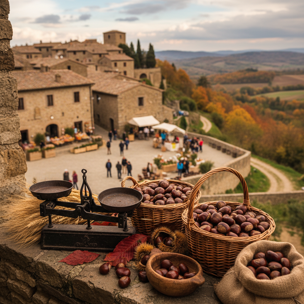 Immagine di copertina per «Sagra della maternità e Festa dei Maroni a Mortisa» a Civita Castellana — Tuscia viterbese