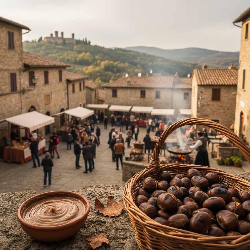 Immagine di copertina per «Sagra della Castagna a Manziana» a Vetralla — Tuscia viterbese