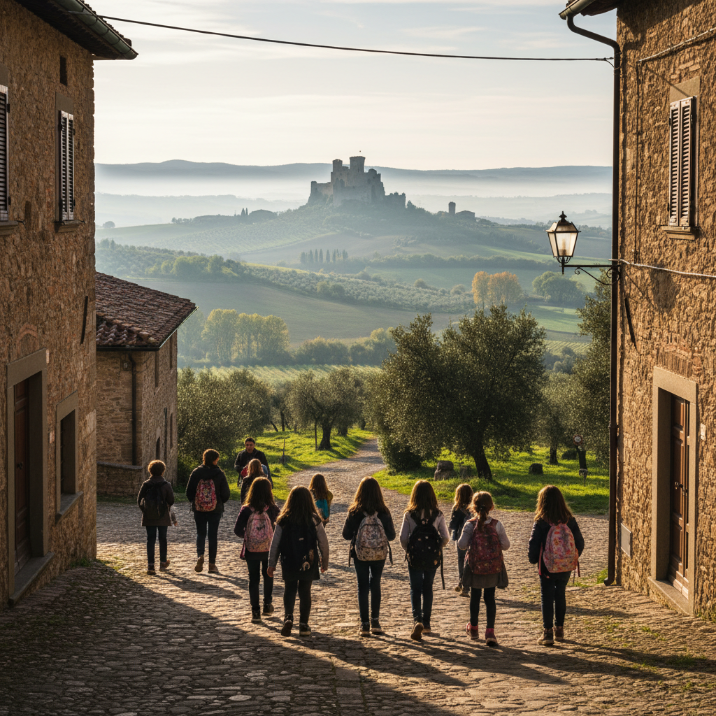 Immagine di copertina per «Soriano nel tempo: Passeggiata – Racconto per gli alunni dell’Istituto Comprensivo”Ernesto Monaci”» a Soriano nel Cimino — Tuscia viterbese