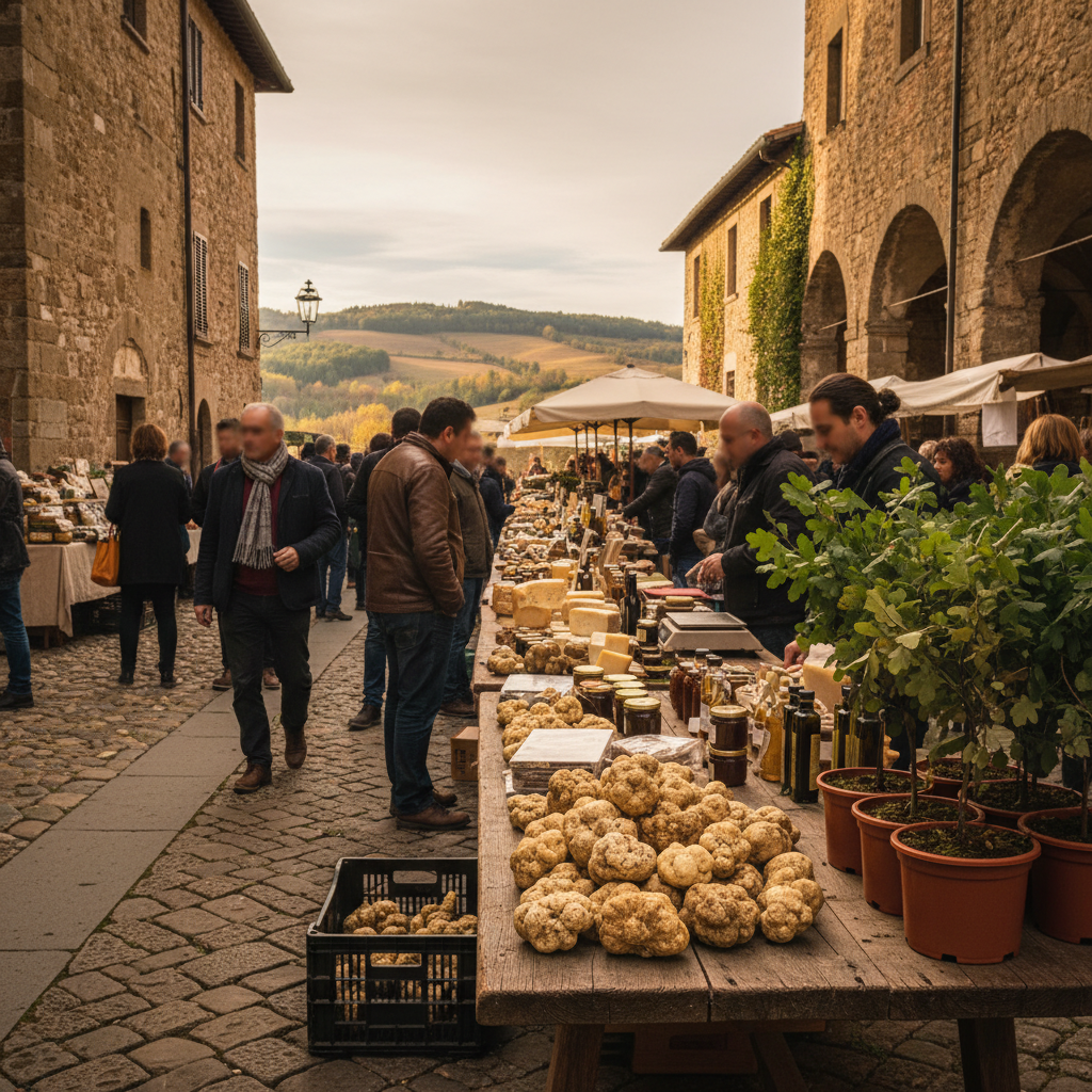 Immagine di copertina per «La fiera internazionale del tartufo bianco di Acqualagna» a Tuscania — Tuscia viterbese