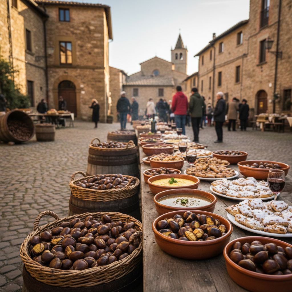 Immagine di copertina per «Sagra delle castagne» a Soriano nel Cimino — Tuscia viterbese