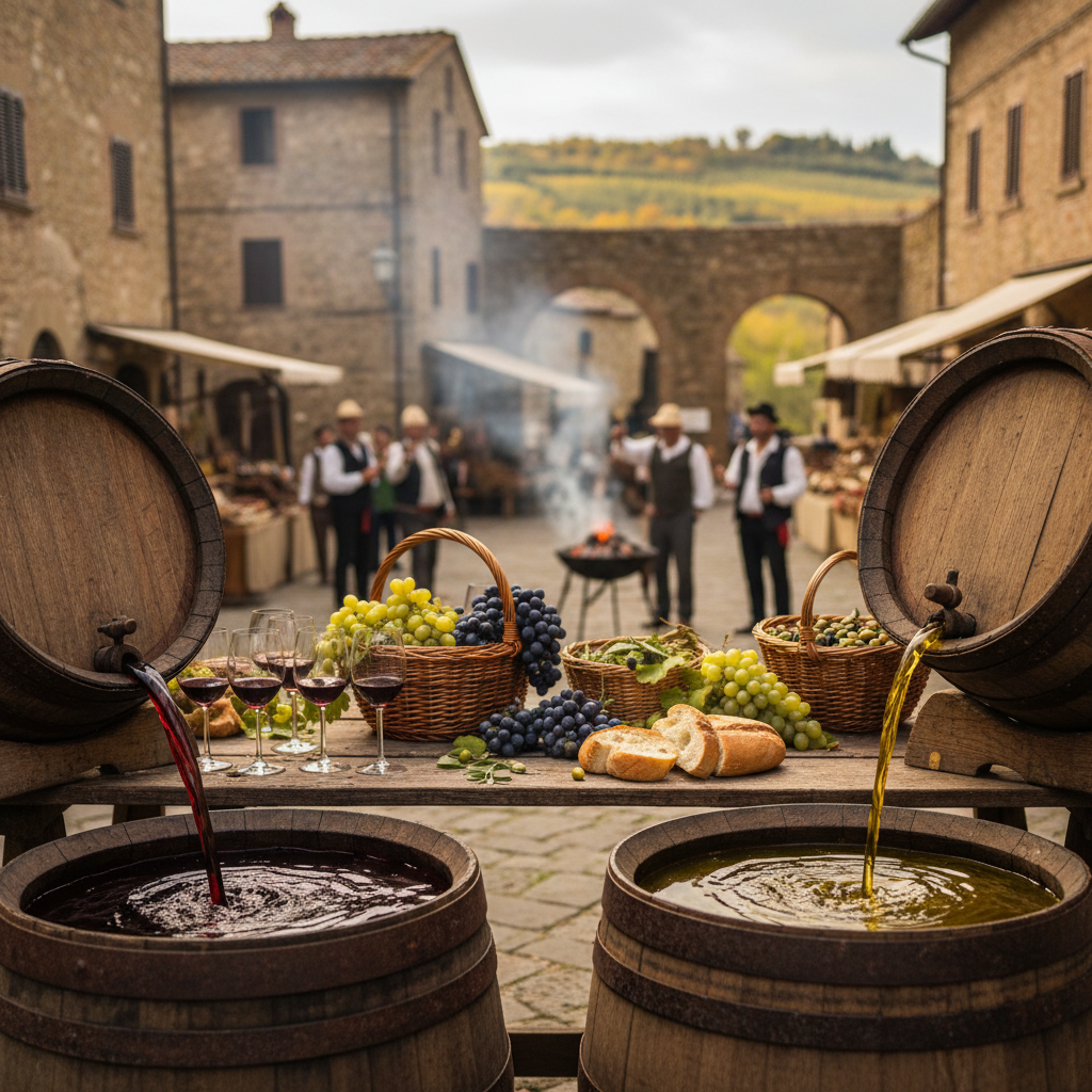 Immagine di copertina per «Festa dell’olio e del vino novello» a Vignanello — Tuscia viterbese