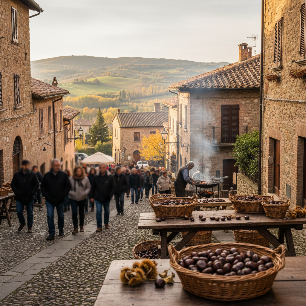 Immagine di copertina per «Sagra del marrone santafiorese» a Ronciglione — Tuscia viterbese