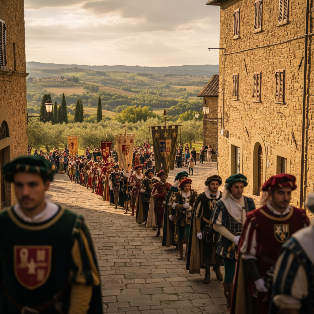 Immagine di copertina per «Corteo Storico “Soriano e i suoi Rioni”» a Soriano nel Cimino — Tuscia viterbese