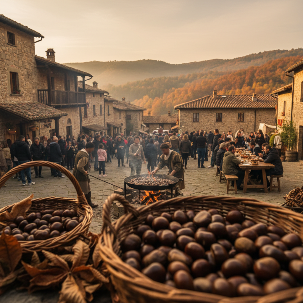 Immagine di copertina per «Sagra delle Castagne - Soriano tra storia e leggenda» a Soriano nel Cimino — Tuscia viterbese