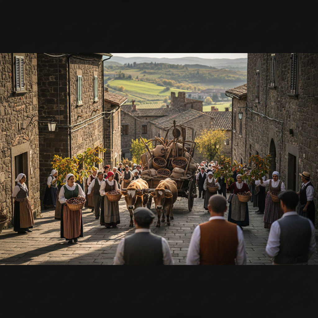 Immagine di copertina per «Sfilata contadina a Vallerano» a Vallerano — Tuscia viterbese