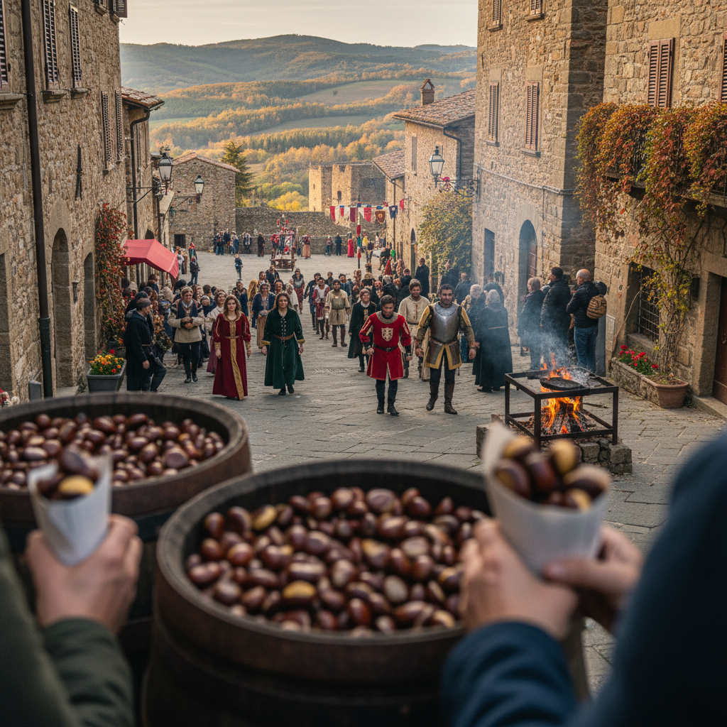 Immagine di copertina per «Sagra delle Castagne di Soriano nel Cimino 2026» a Soriano nel Cimino — Tuscia viterbese