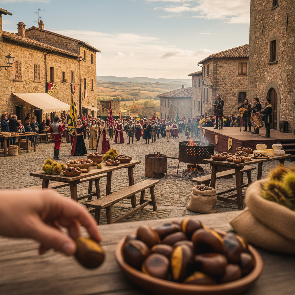 Immagine di copertina per «SAGRA DELLE CASTAGNE» a Soriano nel Cimino — Tuscia viterbese